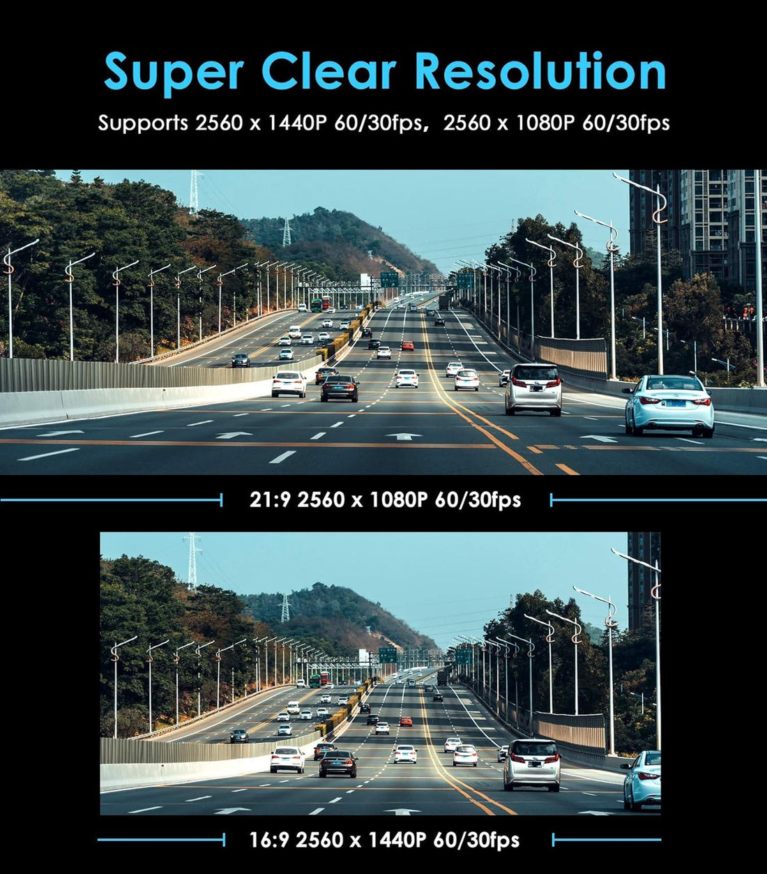 VIOFO A119 V3 2560 x 1600P Quad HD+ Dash Camera with GPS Logger 2020 Edition