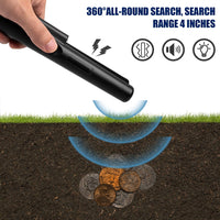 Metal Detector Pinpointer, Professional Waterproof Handheld Pin Pointer Wand， Fully Waterproof, 360°Detection Handheld Pin Pointer Wand with LCD Screen