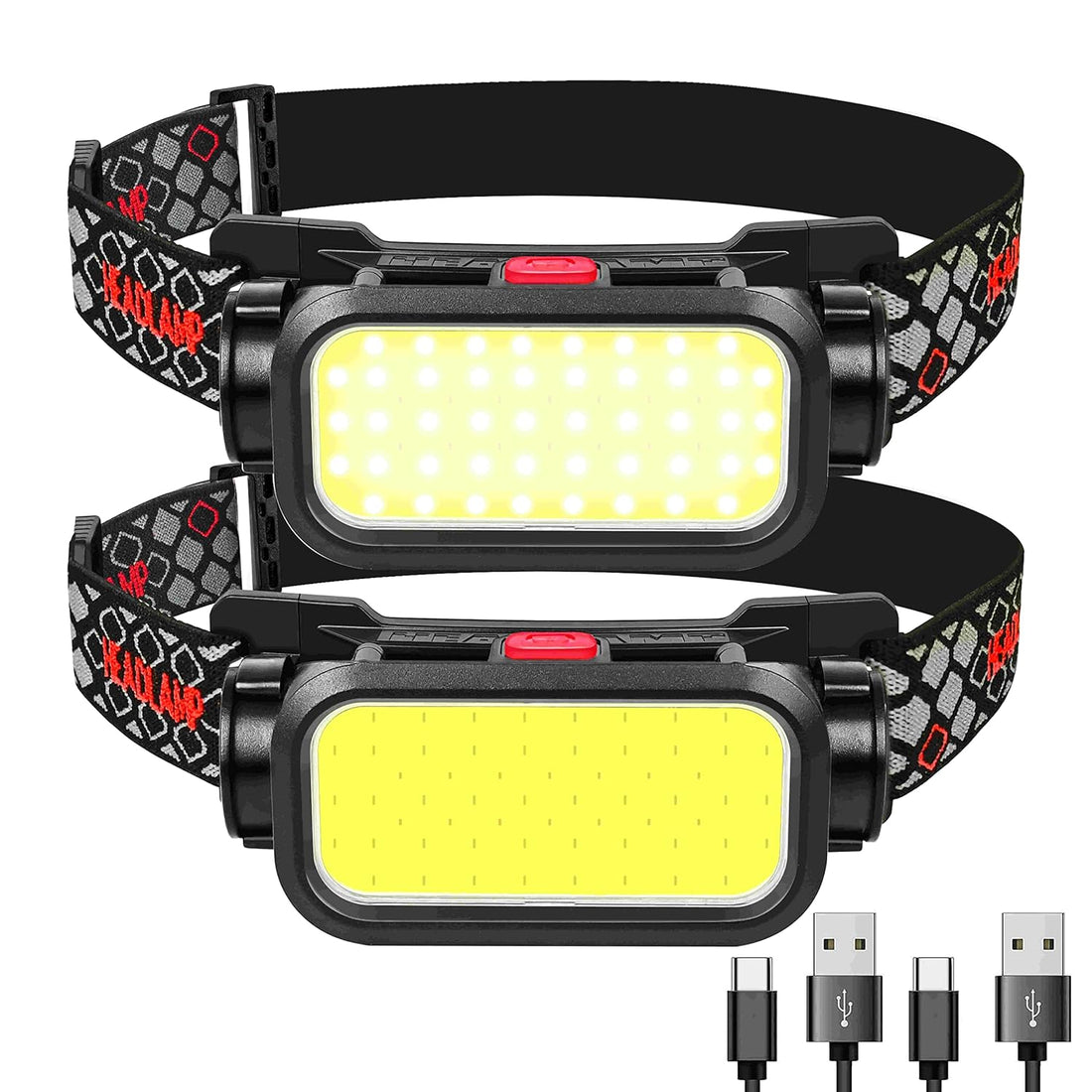 northlet Headlamp Rechargeable, LED Head Lamp, Super Bright Headlamp