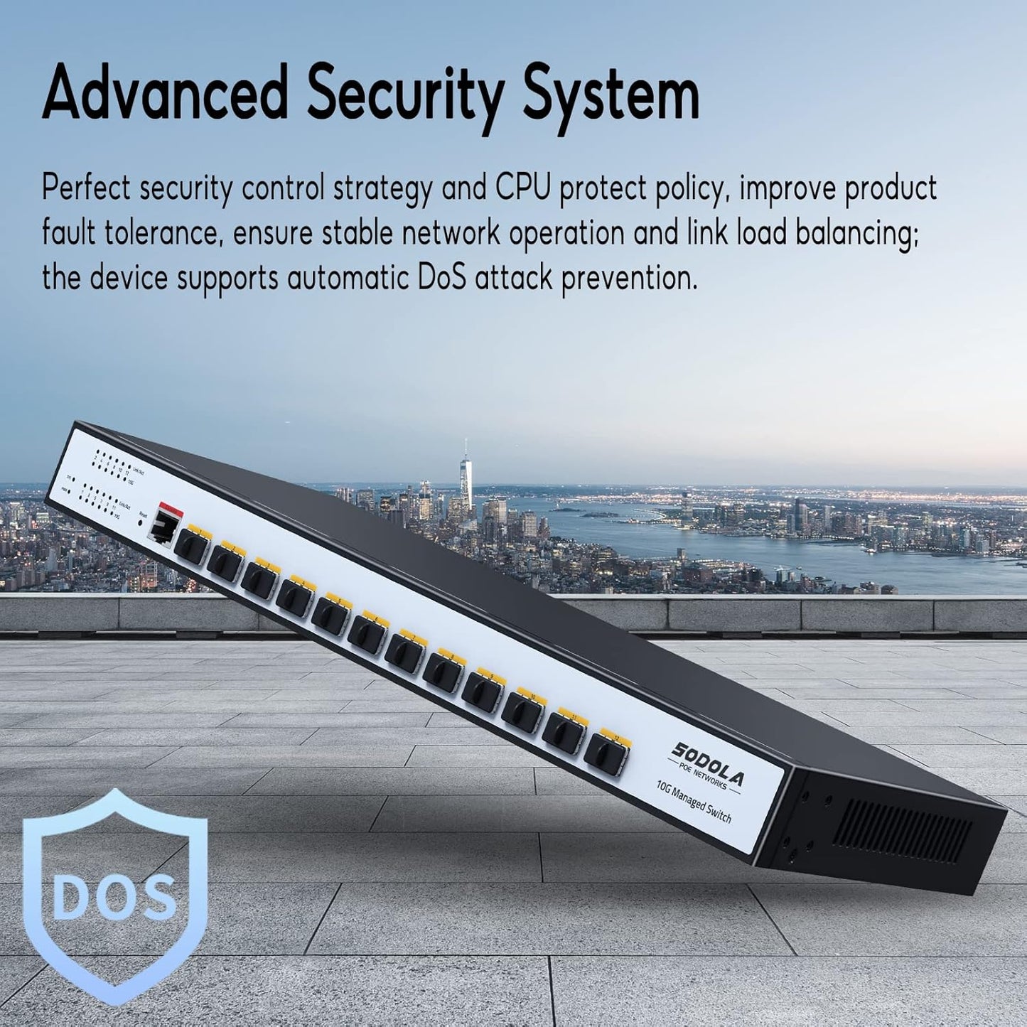12 Port 10G SFP+ Smart Switch – In Use