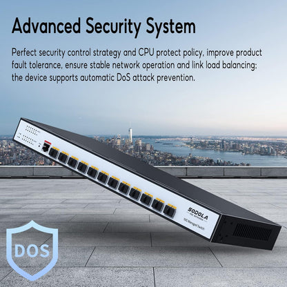 12 Port 10G SFP+ Smart Switch – In Use