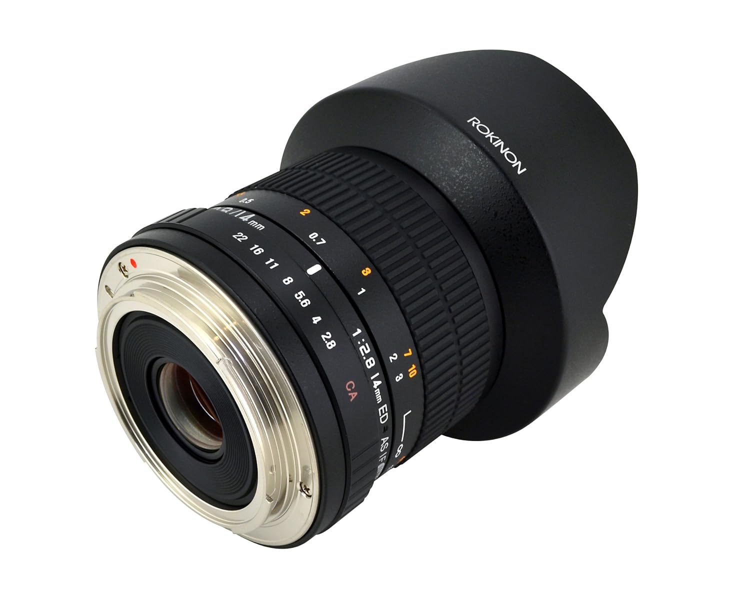 Rokinon FE14MAF-N 14 mm f/2.8 IF ED UMC Ultra Wide Angle Fixed Lens with Built-in AE Chip for Nikon (Black)