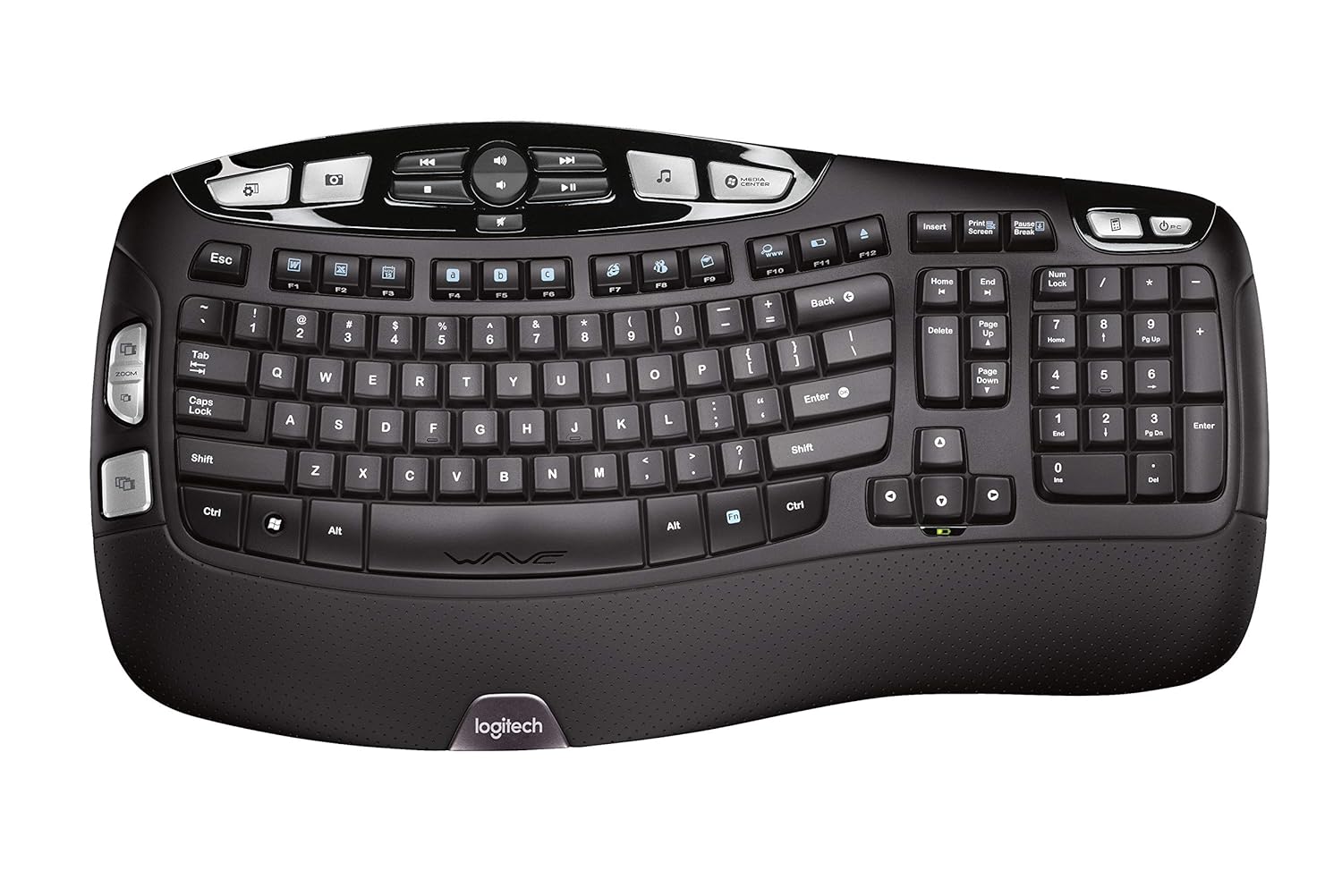 Logitech K350 Wireless Keyboard - Black