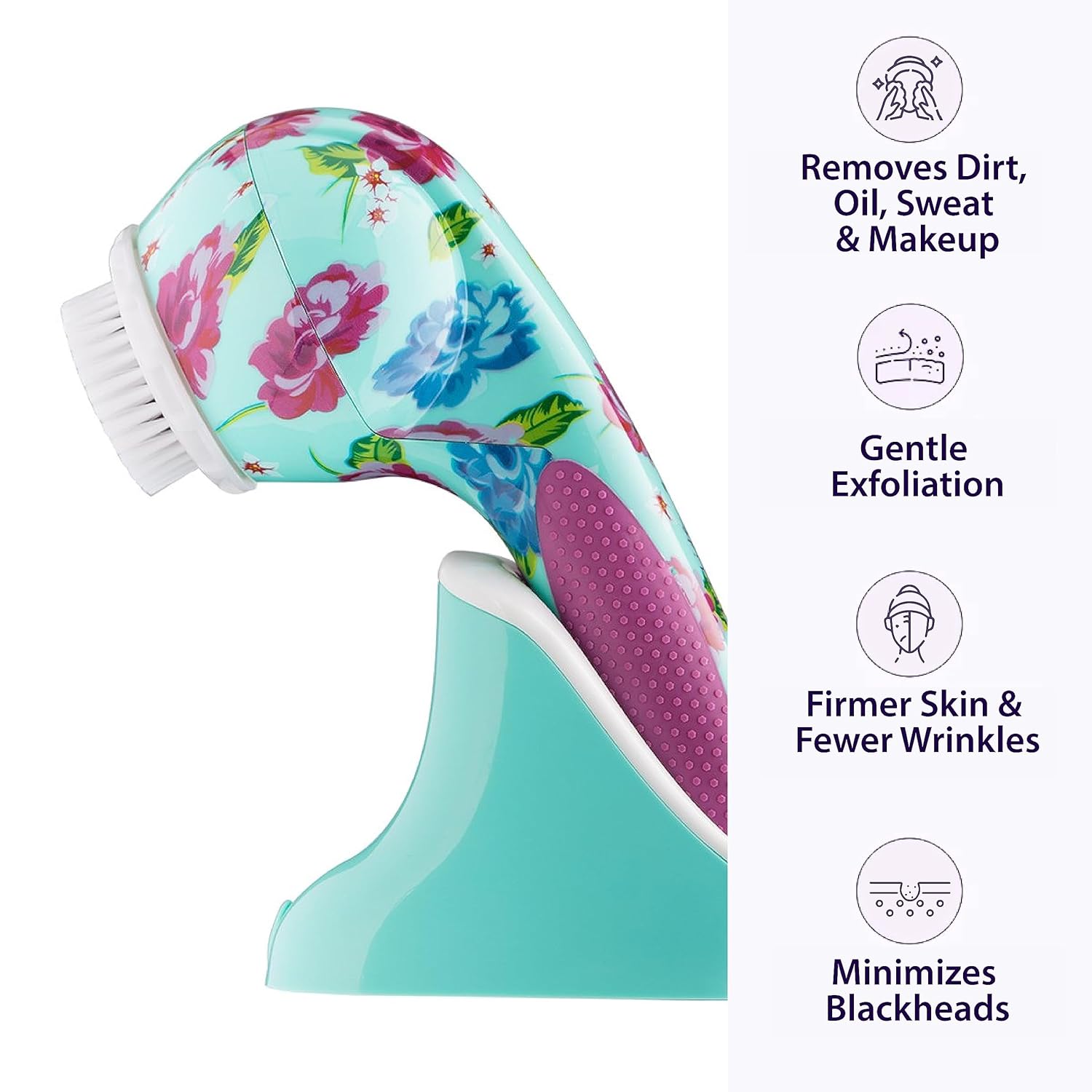 Michael Todd Beauty - Soniclear Elite - Facial Cleansing Brush System - 6-Speed Powered Exfoliating Face & Body Brush