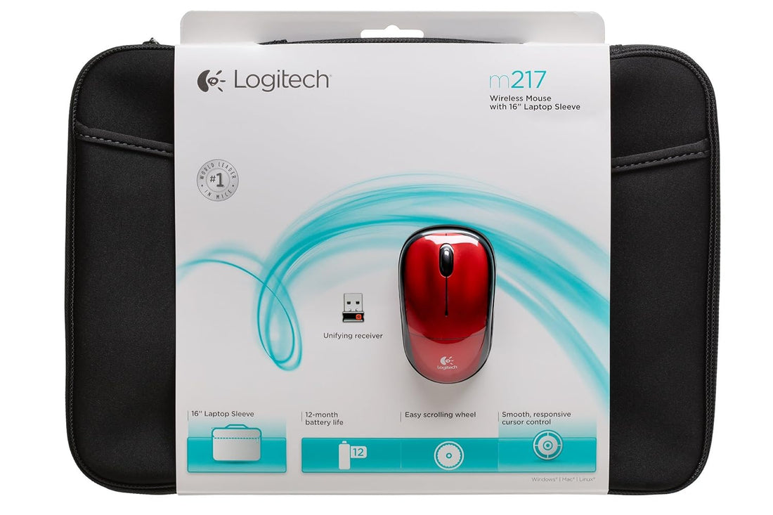 Logitech 910-002139 Sleeve for 16-inch Laptop with Mouse