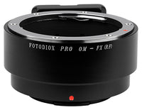 Fotodiox Pro Lens Mount Adapter - Olympus Zuiko (OM) 35mm SLR Lens to Fuji Film X-Series Mirrorless Camera Body (X-Mount)