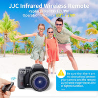 Wireless Shutter Release JJC Infrared Shutter Remote Control for Pentax WG-10 WG-3GPS WG-2GPS WG-1GPS WG-3 WG-2 K-70 K-1 K500 K-3II K-S2 K-S1 K-50 K5II K-5IIs K-01 K-30 K200 Replaces Pentax E/F/WP
