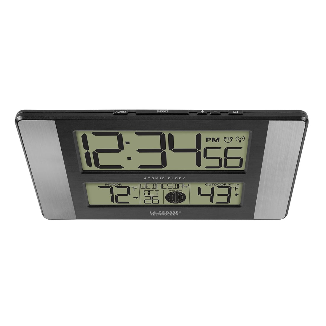 La Crosse Technology 513-1417AL-INT Atomic Clock W Outdoor Temp by La Crosse Technology