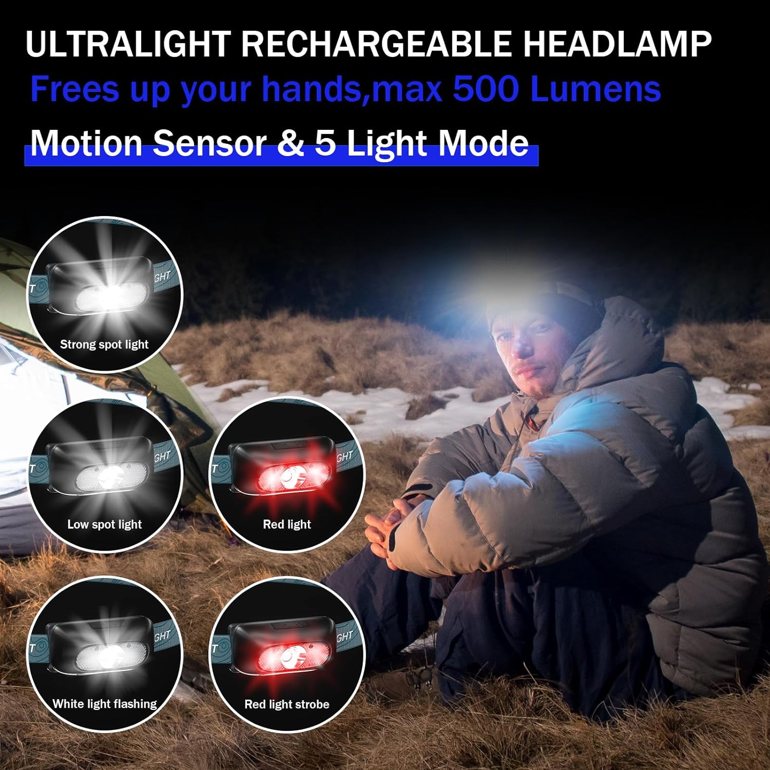 MOKURA Rechargeable Led Flashlight High Lumens with Headlamp, 90000 Lumen USB C Flashlights Emergency, Waterproof Bright Zoomable Flash Light Powerful for Home Camping Hiking Fishing
