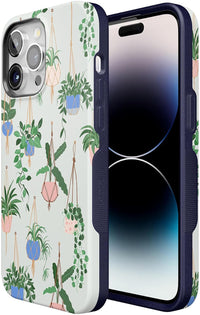 Casely iPhone 15 Pro Max Case | Hanging Around | Potted Plants Bold | Compatible with MagSafe