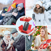 Hand Warmers Rechargeable, 2 in 1 Electric Handwarmers 5200mAh Electric Portable Pocket Heater, Heat Therapy Great for Hunting, Camping, Outdoors