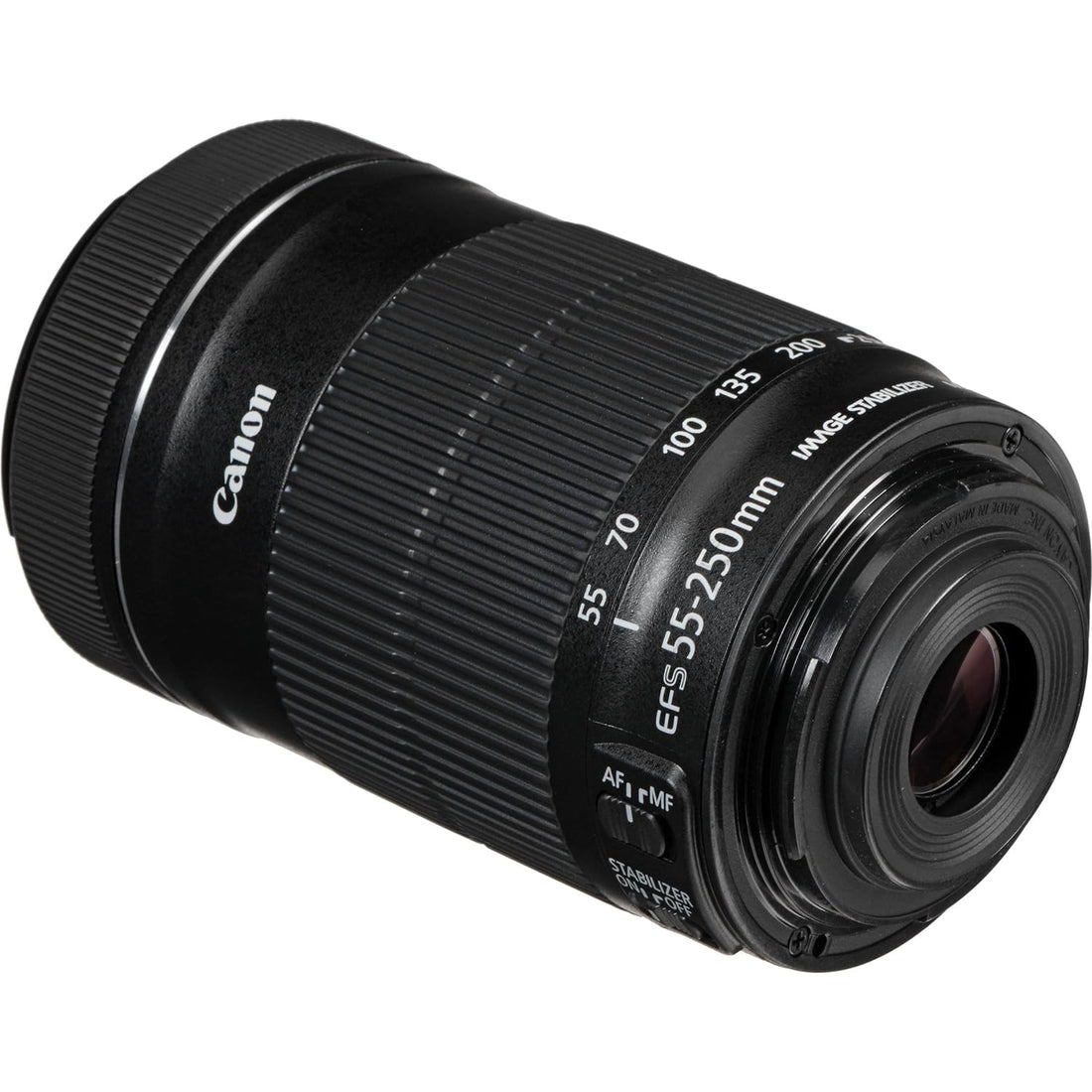 Canon EF-S 55-250mm F4-5.6 is STM Lens for SLR Cameras, 4.5x Optical Zoom, Black