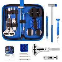 Watch Replacement Tool Kit Professional Spring Bar Tool Set, 210PCS Watch Link/ Strap/ Band/ Battery/ Pin Replace Kit, Watch Fixing/Adjustment Tool Kit with Carrying Case and Instruction Manual