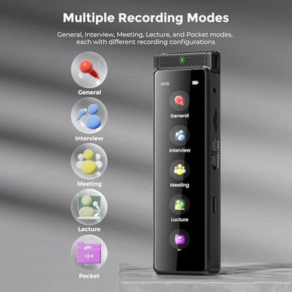 Voice Recorder: Innioasis R1 8GB Digital Voice Activated – Side View