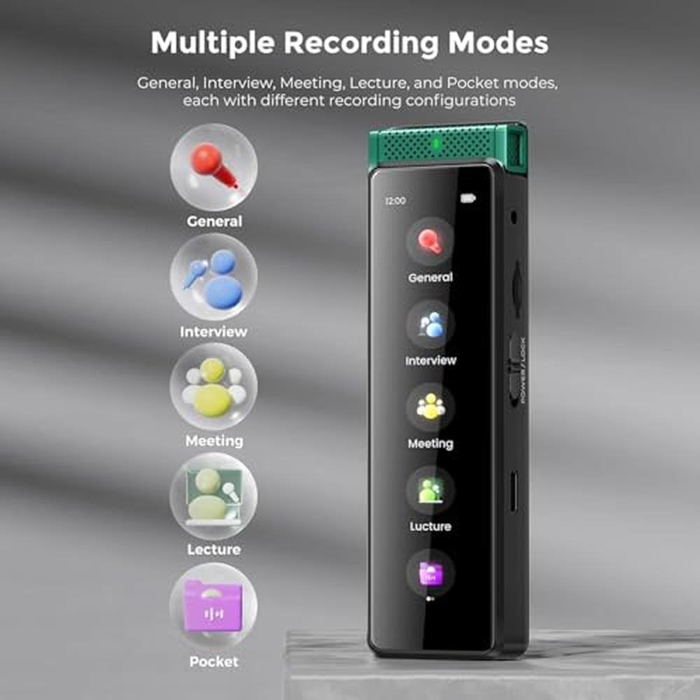 Voice Recorder: Innioasis R1 8GB Digital Voice Activated – Side View