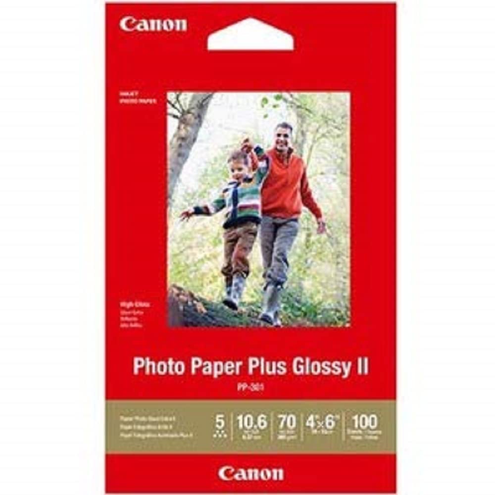 Canon Glossy Photo Paper II, 4" X 6" (100 Sheets)