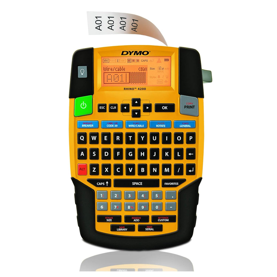 Dymo Rhino 4200 Industrial Labeling Tool QWERTY Keyboard (1801611)