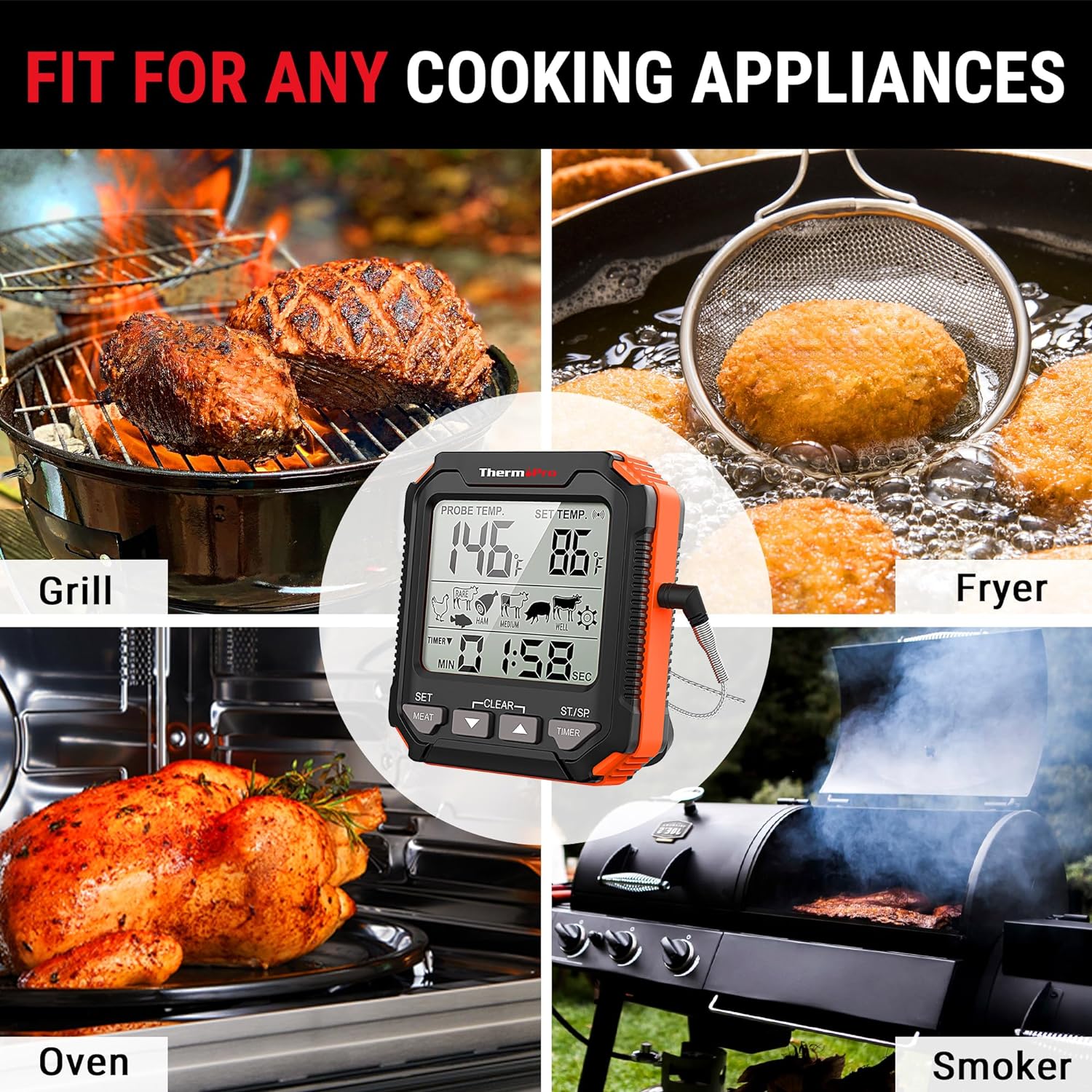 ThermoPro TP716 Digital Meat Thermometer