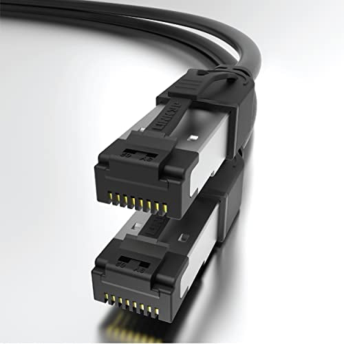 Cat8 Linkup: LINKUP 40Gbps Certified Cat8 Ethernet Patch – Front View