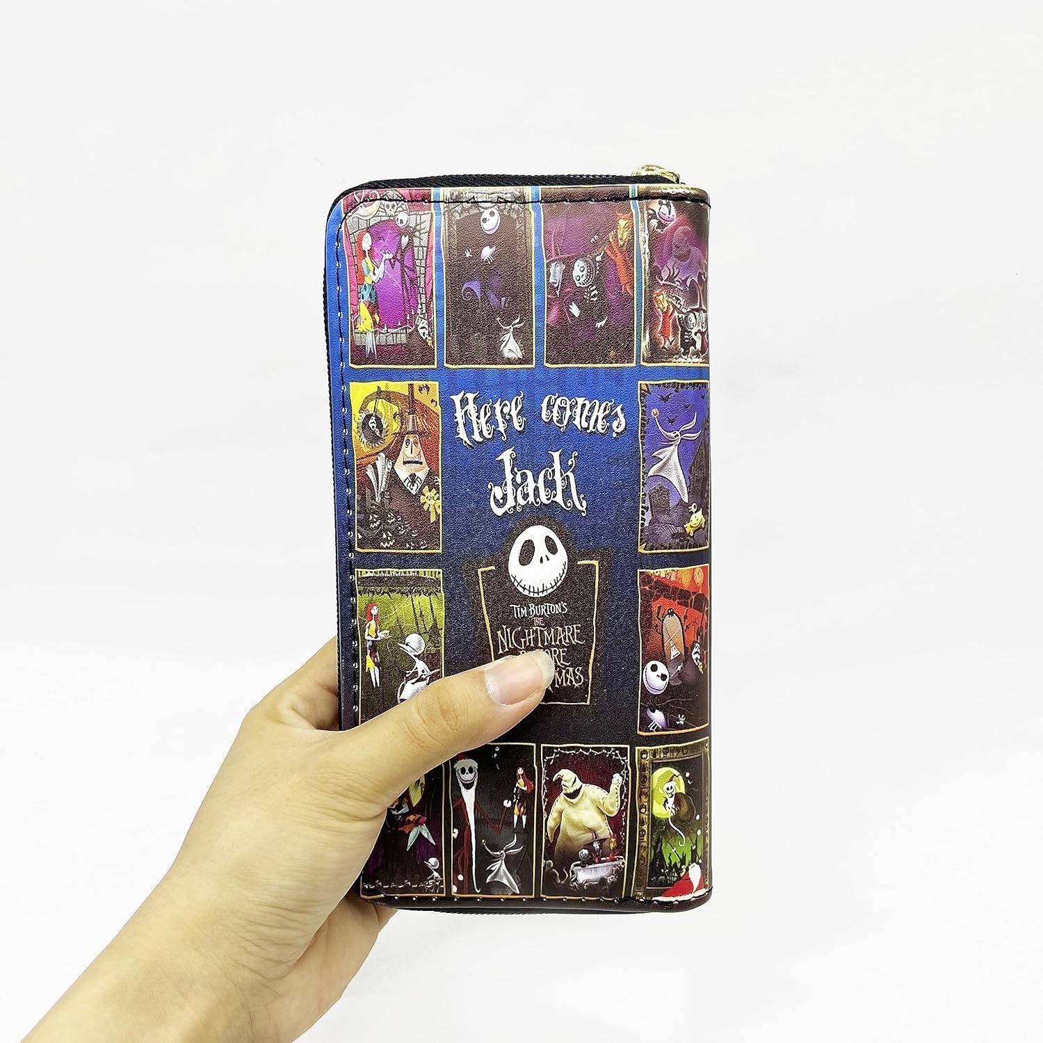 ACUOTN Anime Wallet Cute Leather Wallet Long Horror Wallet Men Women Wallet (Nightm-posterjack)