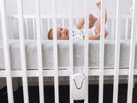 The New Babysense Under-The-Mattress Baby Movement Monitor - The Original Non-Contact Infant Monitor Ensuring Full Bed Coverage with 2 Sensor Pads - with Enhanced Sensitivity…