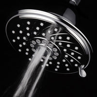 HOTEL SPA - Shower Head High Pressure with Shower Filter - 6 Inch Rain Shower Head - 3-Stage, Showerhead Filter for Hard Water, 6-Setting, Ultra-Luxury, Showerspa (Chrome)