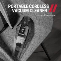 VacLife Handheld Vacuum, Car Hand Vacuum Cleaner Cordless, Mini Portable Rechargeable Vacuum Cleaner with 2 Filters, Silver (VL189)