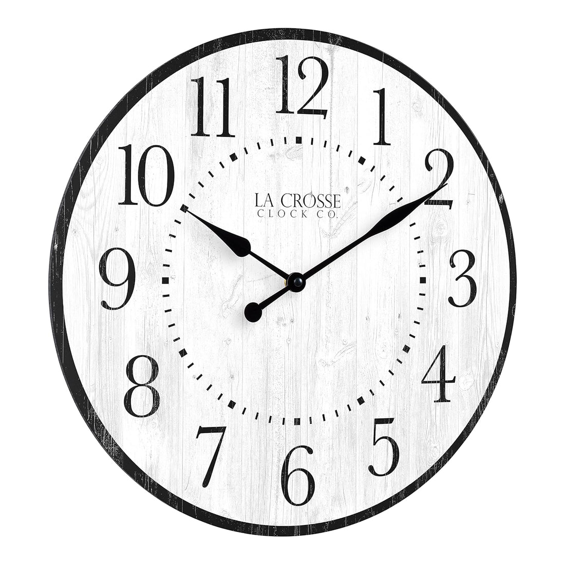 La Crosse Clock 404-3041B 15.75-Inch Layton Quartz Analog Wall Clock