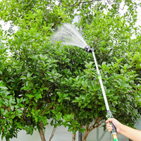 YESTAR Watering Wand Combo Metal Garden Hose Wand with 10 Spray Patterns 24-35 Inch Long Hose Nozzle Sprayer Ideal to Water Hanging Baskets and Shrubs