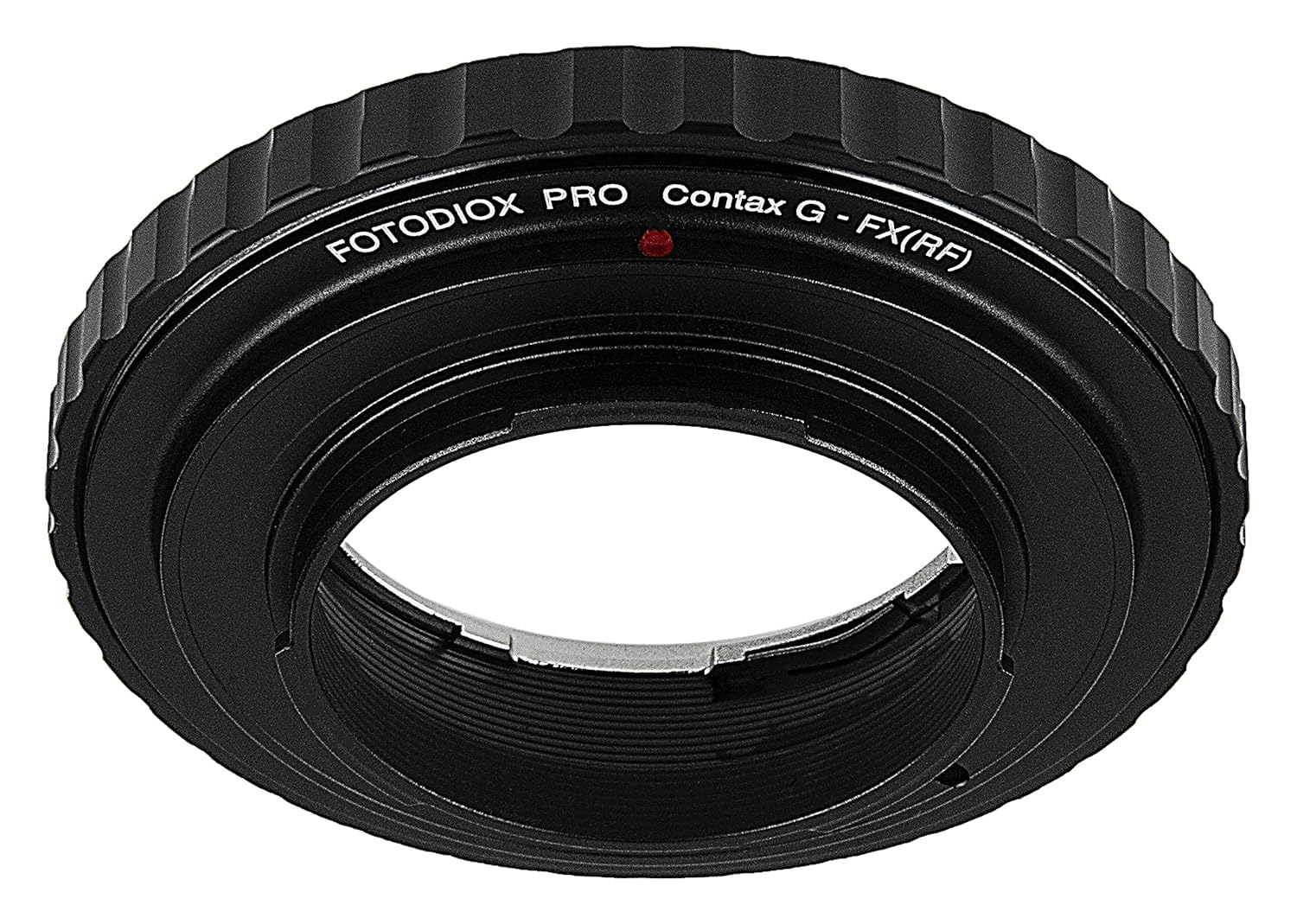 Fotodiox Pro Lens Mount Adapter Contax G Lens to Fujifilm X Mirrorless Camera, Black (ContaxG-FXRF-Pro)