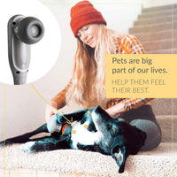 PAW WAVE PERK Percussion Pet Massager for Dogs and Cats Designed to Help Massage Muscle Tightness, Improve Mobility and Recovery