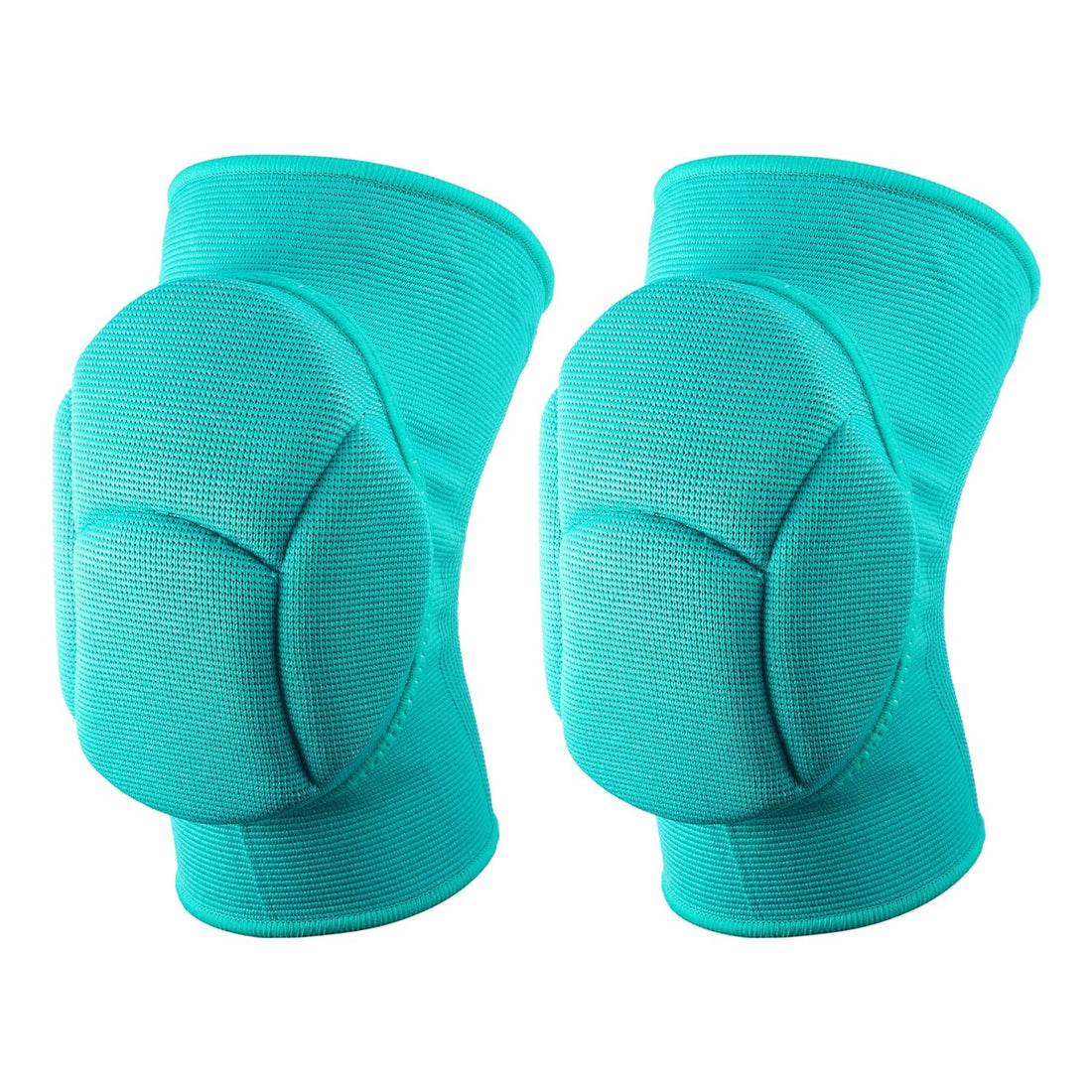 VOCOSTE 1 Pair Sporting Protective Knee Pad, Breathable Flexible Knee Support Compression Sleeve Brace, for Football Volleyball, Polyester, Green Size S