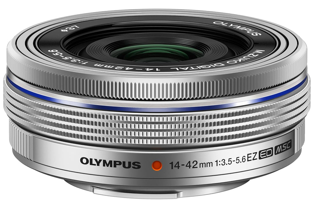 Olympus 14-42mm f3.5-5.6 EZ Interchangeable Lens for Olympus/Panasonic Micro 4/3 Digital Camera (Silver)