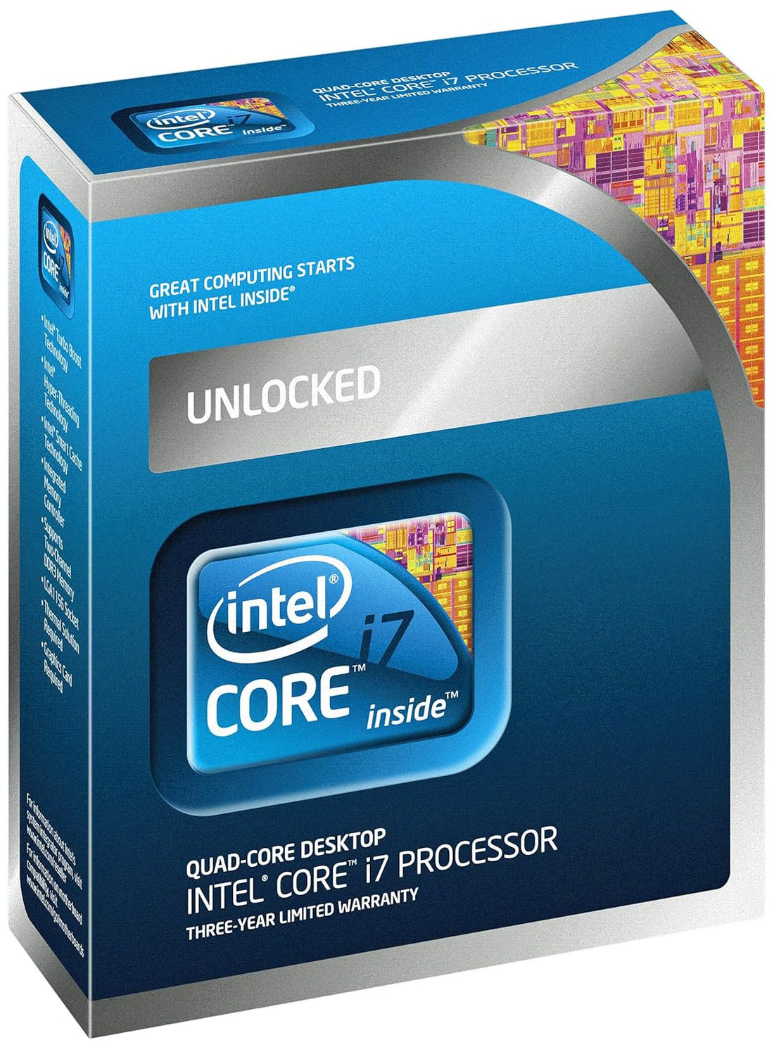 Intel Core i7-875K Processor 2.93 GHz 8 MB Cache Socket LGA1156