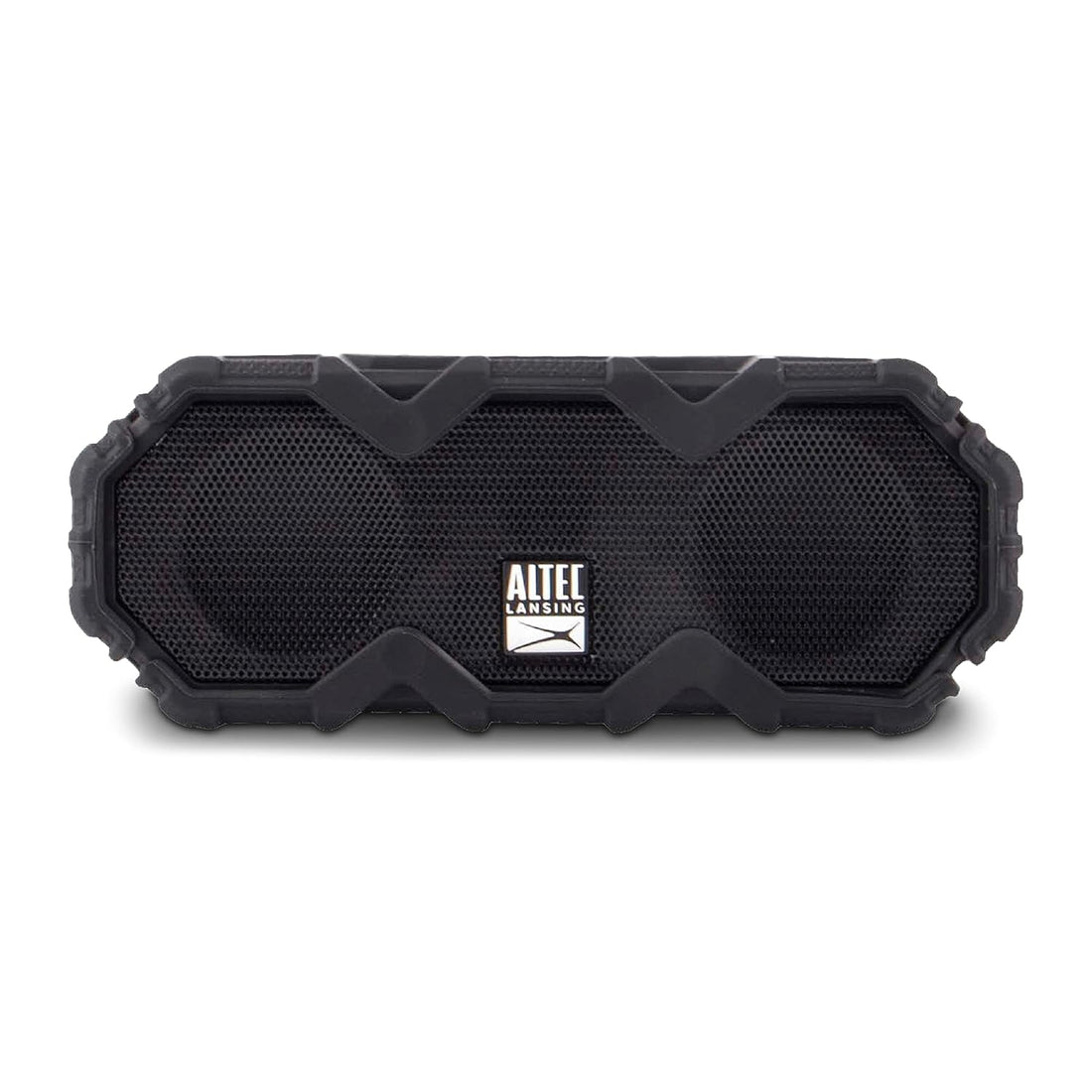 Altec Lansing IMW479 Mini LifeJacket Jolt Heavy Duty Rugged and Waterproof Ultra Portable Bluetooth Speaker with up to 16 Hours of Battery Life, 100FT Wireless Range and Voice Assistant (Black)