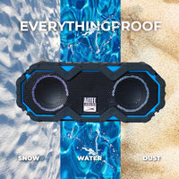 Altec Lansing LifeJacket Mini - Waterproof Bluetooth Speaker with Lights, Portable Wireless Speaker for Pool, Beach, Hiking, Sports, Camping, 16 Hour Playtime, Floats in Water