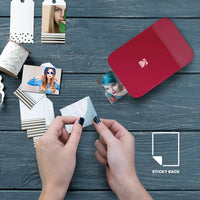 KODAK Smile Instant Digital Printer – Pop-Open Bluetooth Mini Printer for iPhone & Android – Edit, Print & Share 2x3 Zink Photos w/Free Smile App – Black/White