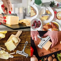 Adjustable Cheese Slicer for Soft and Semi-Hard Cheeses