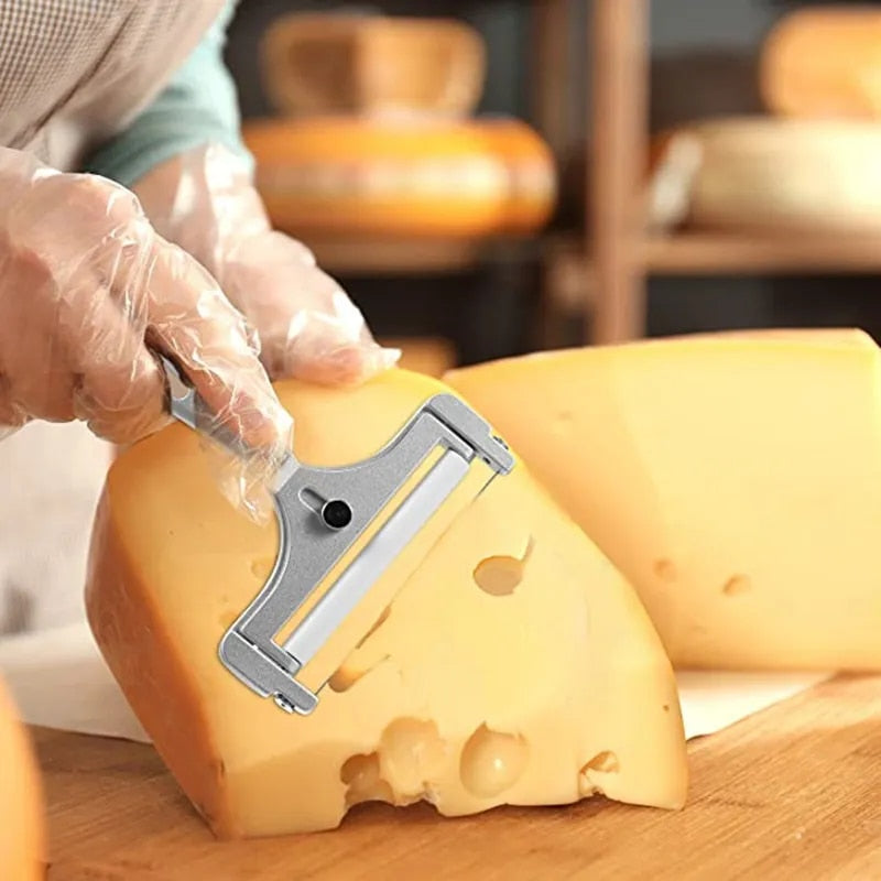 Adjustable Cheese Slicer for Soft and Semi-Hard Cheeses