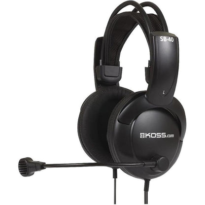 Koss SB40 Computer Headset with Microphone – Front View