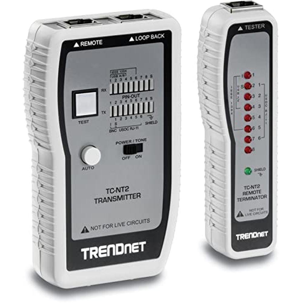 Ethernet BNC: Trendnet Network Cable Tester – Front View
