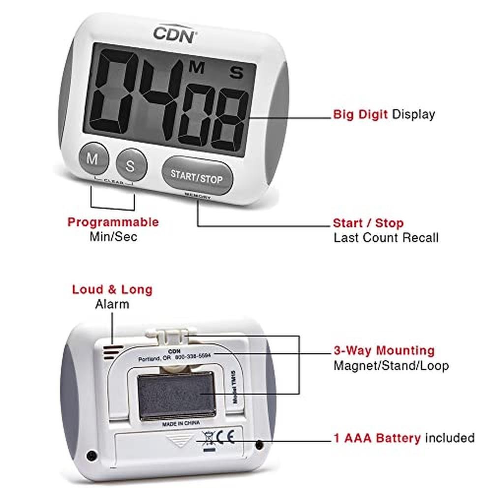 Extra Minutes Timer: Premium Digit Timer – Close-up Detail