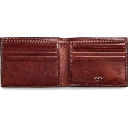 Leather Bosca: Bosca Men's Leather Wallet RFID Security – In Use