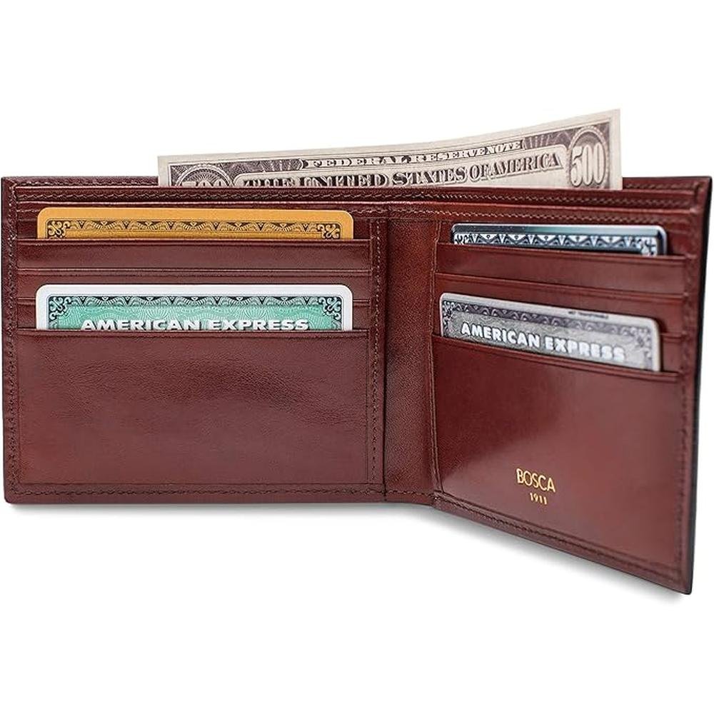 Leather Bosca: Bosca Men's Leather Wallet RFID Security – Packaging
