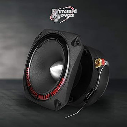 Pyramid Tweeter: Pyramid TW44 1 Inch Car Tweeter Speaker – Side View
