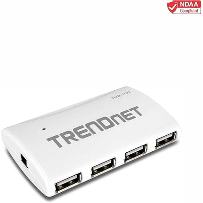 TRENDnet 7-Port USB 2.0 Hub: TU2-700 – Side View