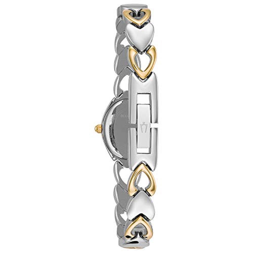 Bulova Ladies Classic Two-Tone Stainless Steel 3-Hand – Side View