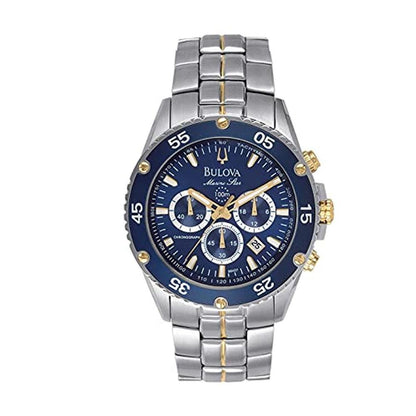 Bulova Men's Marine Star: Two-Tone Stainless Steel – Front View