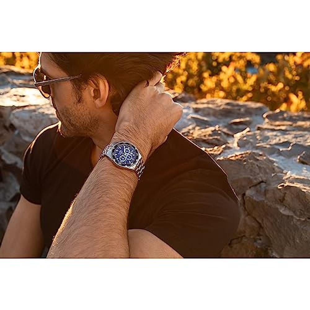 Bulova Men's Marine Star: Two-Tone Stainless Steel – Side View