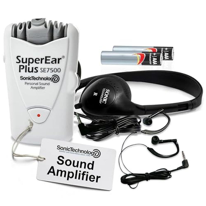 Seniors Sound Amplifier: SuperEar Model SE7500 High-End – Front View